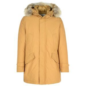 Woolrich John Rich & Bros 'Polar' Beige Cotton Blend Parka Men